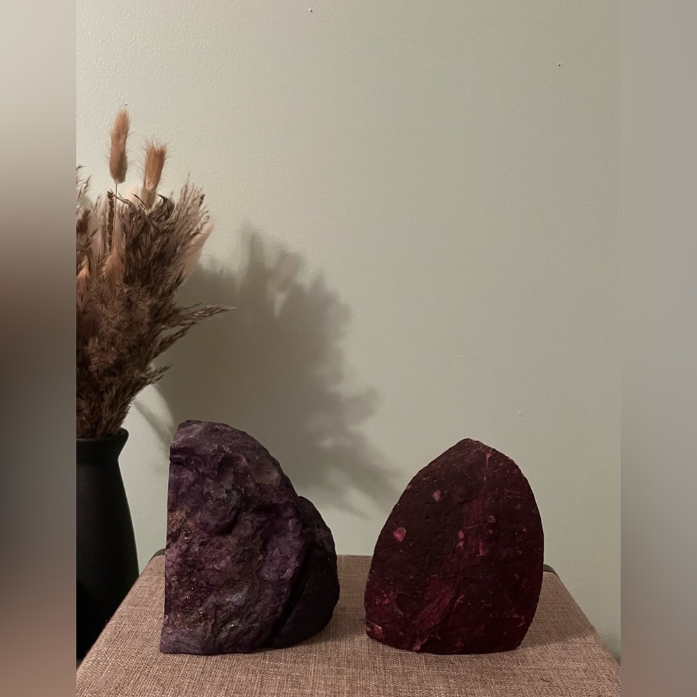 brazilian geode bookends - Picture 2 of 4